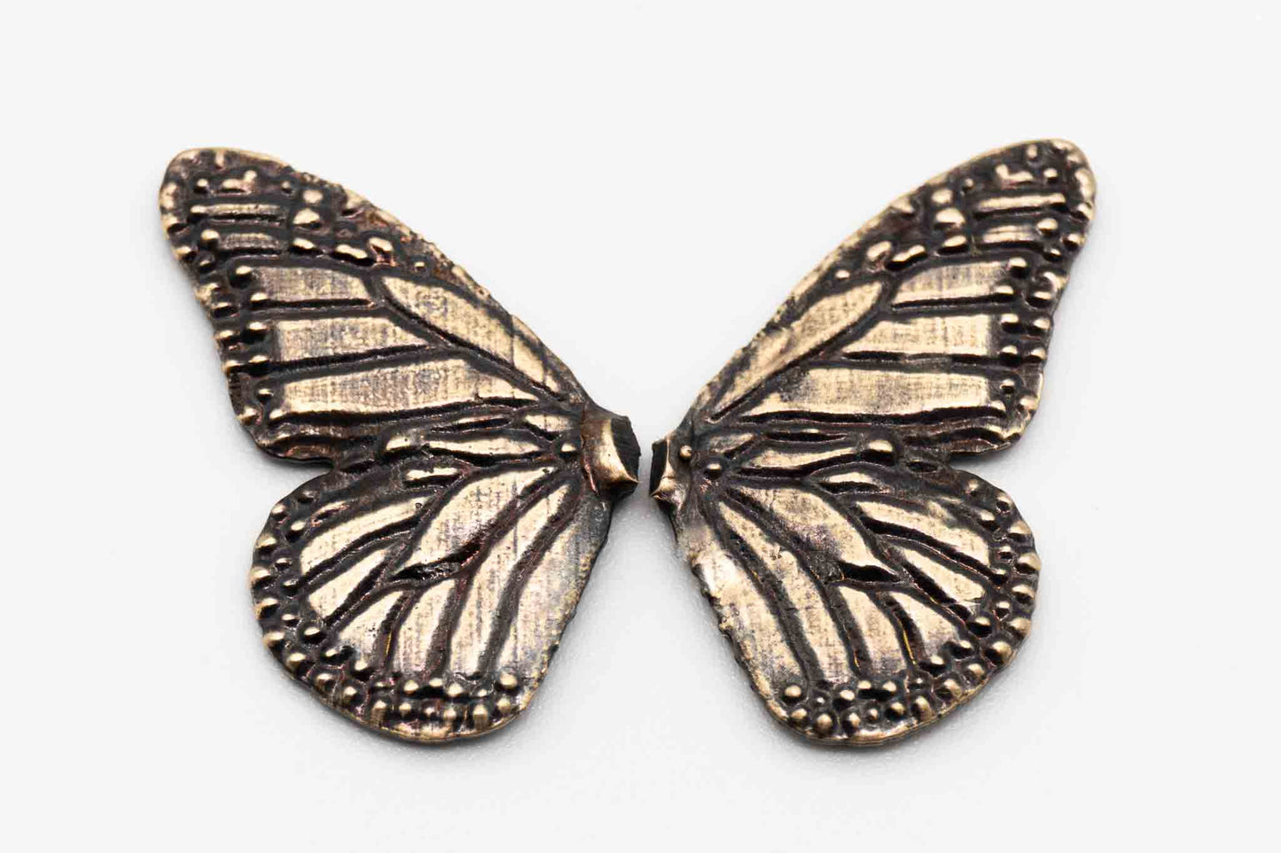 Bronze Monarch Butterfly Wing Jewelry Casting