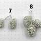 Sterling Silver Alder Cone Cluster