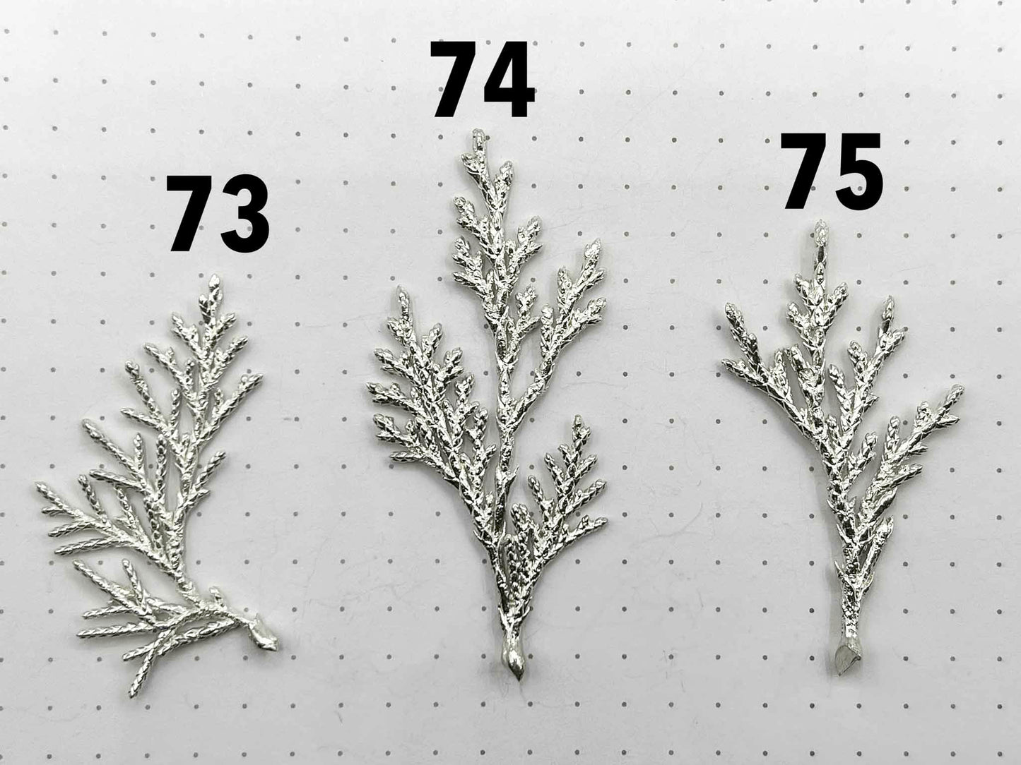 Sterling Silver Juniper Twig