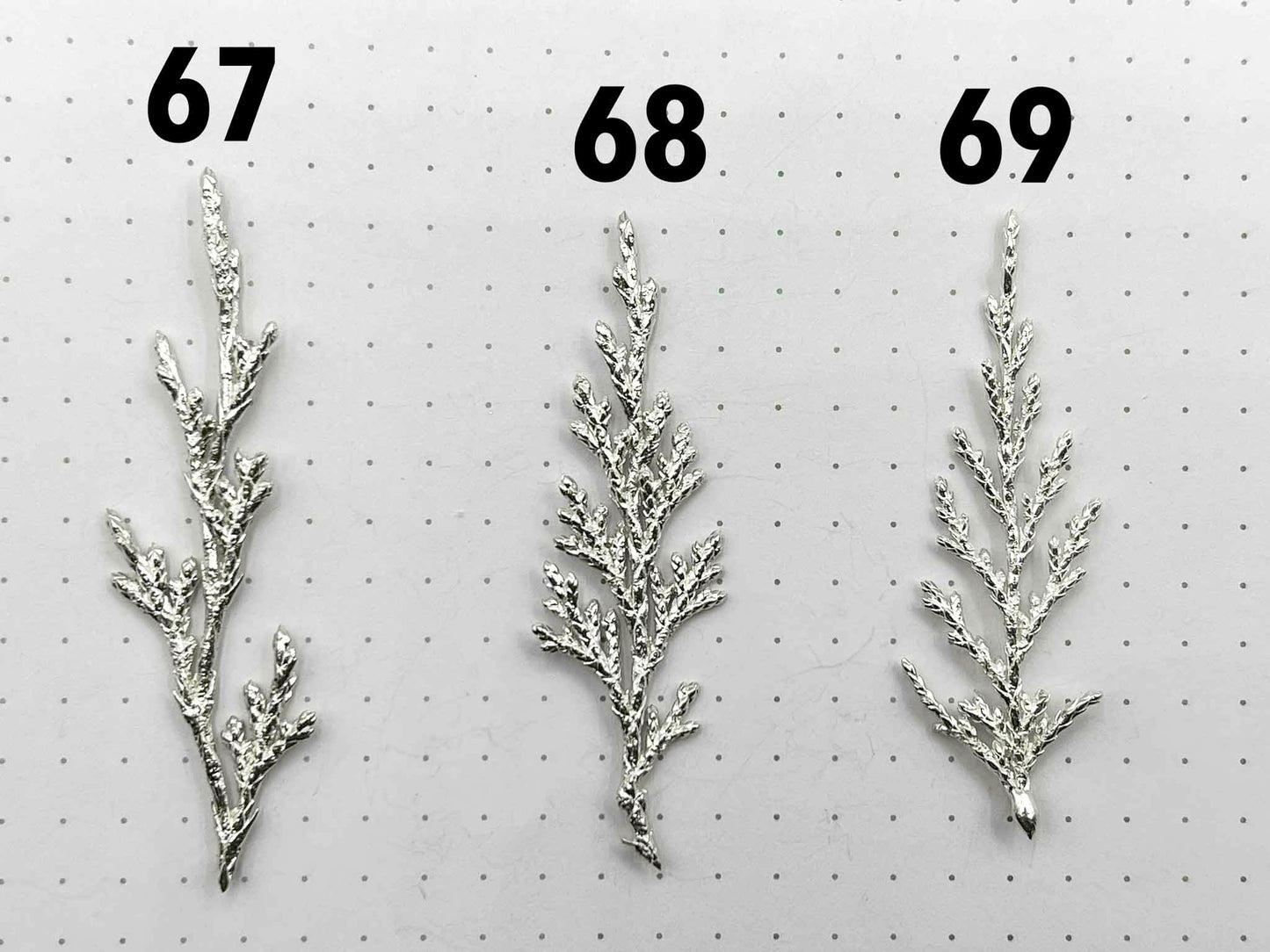 Sterling Silver Juniper Twig