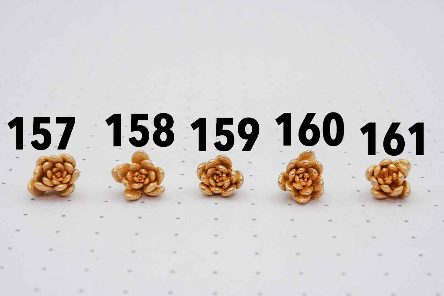 14K Yellow Gold Succulent