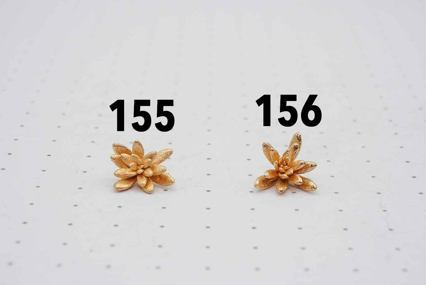 14K Yellow Gold Succulent