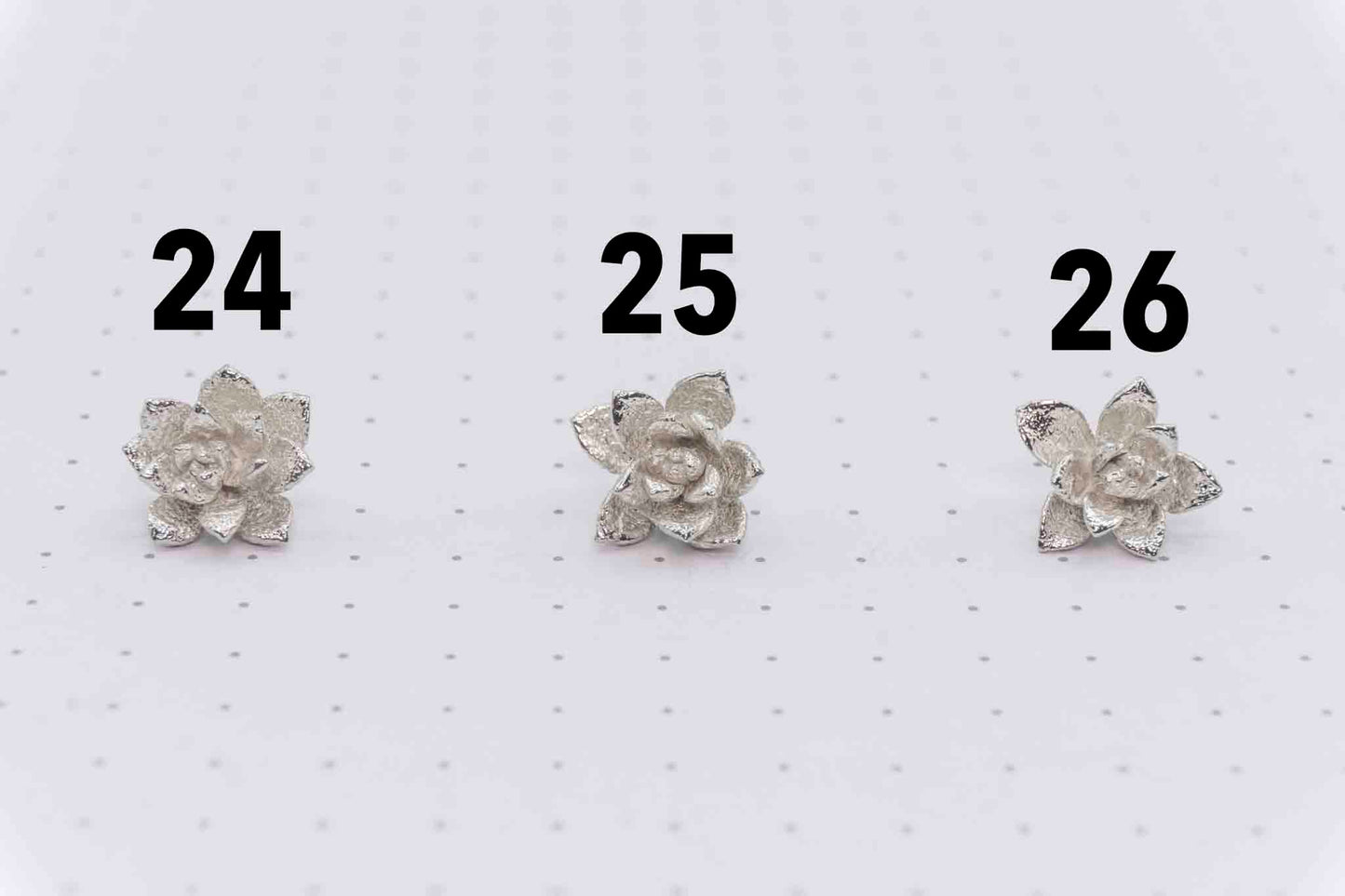 Sterling Silver Succulent