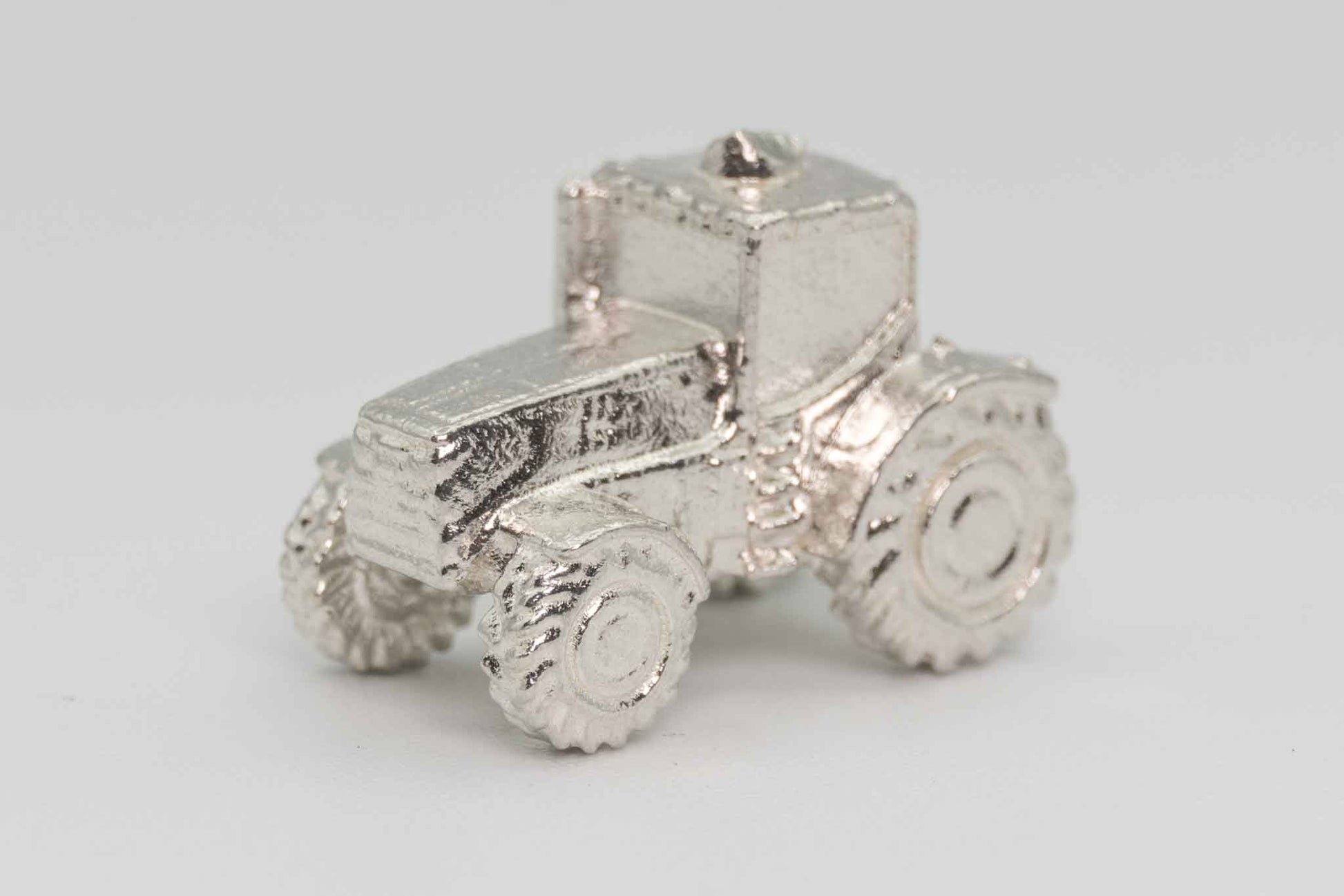 Silver Tractor Jewelry Casting